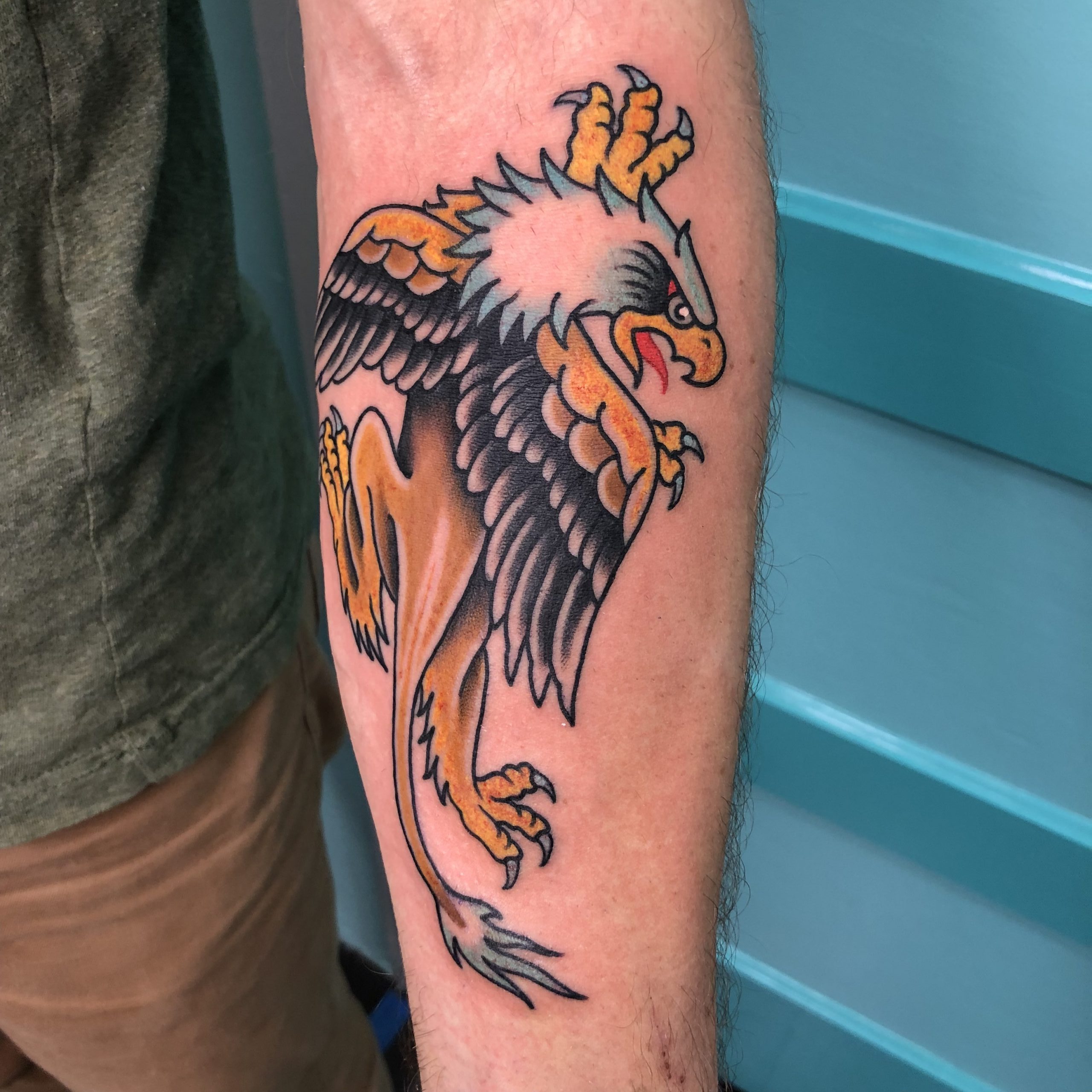 Adamo tattooer  Neo traditional griffin thank you Nick  Facebook